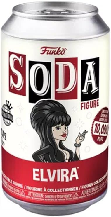 Funko Elvira with Chase Soda Can Vinyl Figure