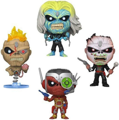 FUNKO POP! ROCKS: Iron Maiden - Eddie 4PK Glow in the Dark Box Set (AE Exclusive