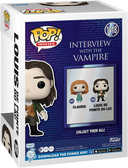 Funko POP! Movies: IWAV - Louis De Pointe Du Lac - Interview With a Vampire - Collectable Vinyl Figure - Gift Idea - Official Merchandise - Toys for Kids & Adults - Movies Fans