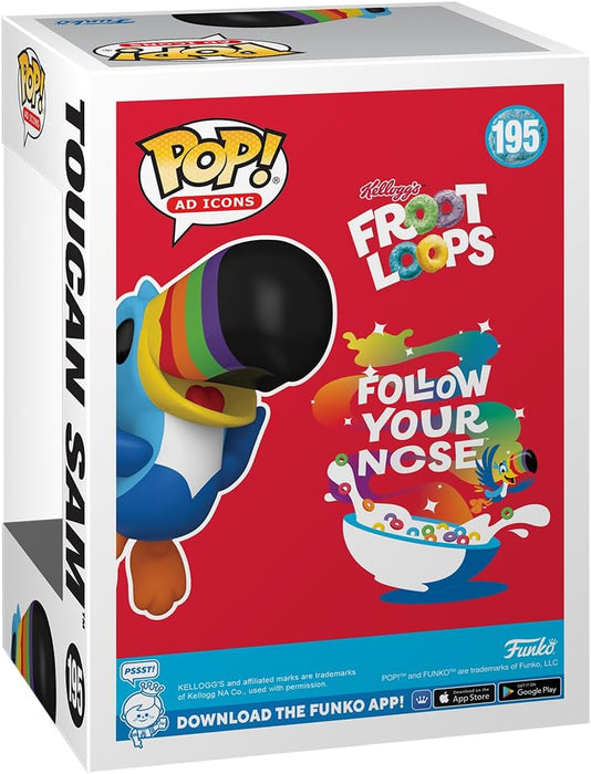 Funko POP! Ad Icons: Kelloggs - Toucan Sam Flying - Collectable Vinyl Figure - Gift Idea - Official Merchandise - Toys for Kids & Adults - Ad Icons Fans - Model Figure for Collectors and Display