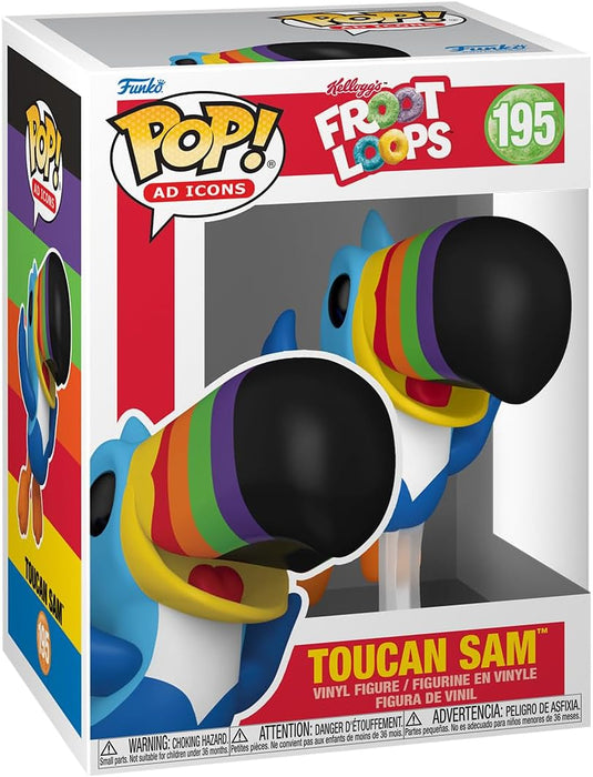 Funko POP! Ad Icons: Kelloggs - Toucan Sam Flying - Collectable Vinyl Figure - Gift Idea - Official Merchandise - Toys for Kids & Adults - Ad Icons Fans - Model Figure for Collectors and Display