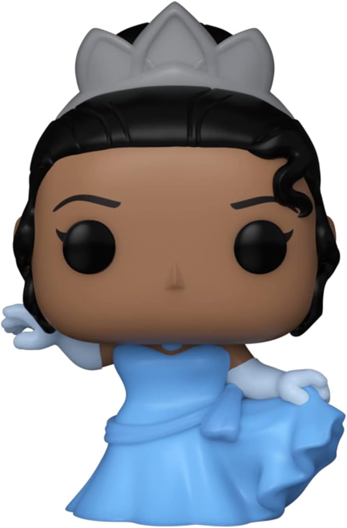 Funko Bitty POP! Disney Princess - Ariel, Mulan, Tiana and A Surprise Mystery Mini Figure - 0.9 Inch (2.2 Cm) Collectable - Stackable Display Shelf Included - Gift Idea - Party Bags Stocking