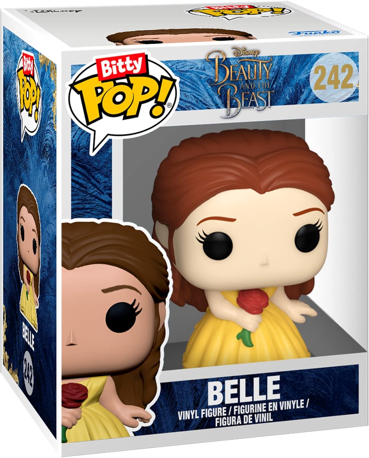 Funko Bitty POP! Disney Princess - Ariel, Mulan, Tiana and A Surprise Mystery Mini Figure - 0.9 Inch (2.2 Cm) Collectable - Stackable Display Shelf Included - Gift Idea - Party Bags Stocking
