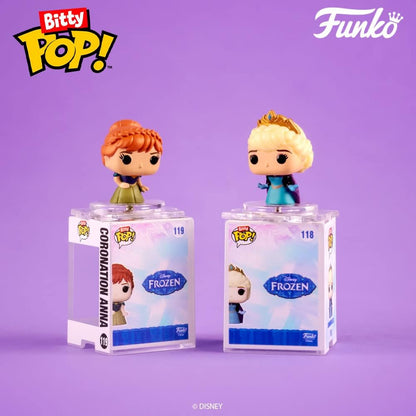 Funko Bitty POP! Disney Princess - Cinderella, Snow White, Aurora and A Surprise Mystery Mini Figure - 0.9 Inch (2.2 Cm) Collectable - Stackable Display Shelf Included - Gift Idea - Cake Topper