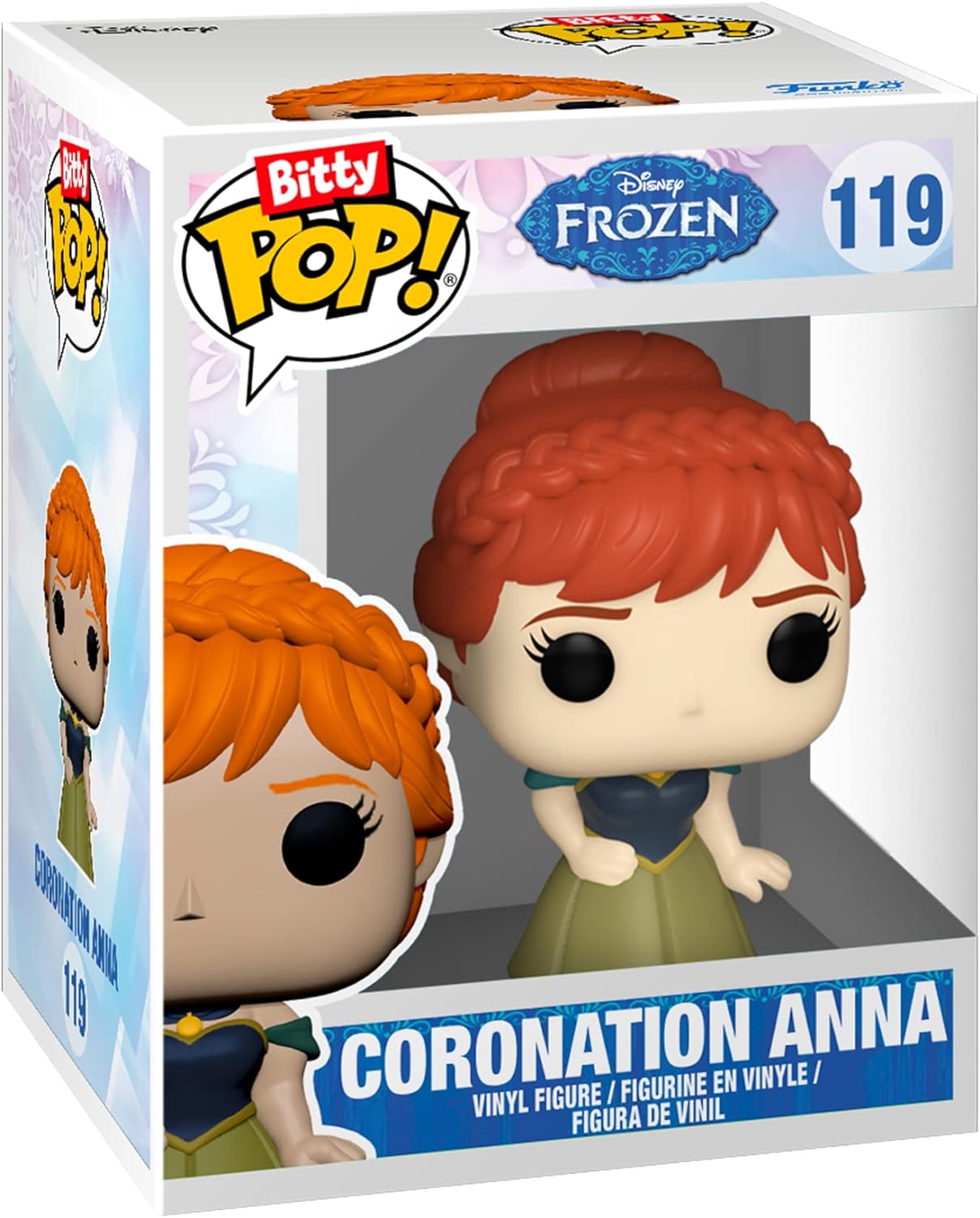 Funko Bitty POP! Disney Princess - Rapunzel, Merida, Moana and A Surprise Mystery Mini Figure - 0.9 Inch (2.2 Cm) Collectable - Stackable Display Shelf Included - Gift Idea - Party Bags Stocking