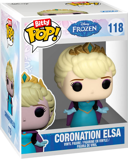 Funko Bitty POP! Disney Princess - Rapunzel, Merida, Moana and A Surprise Mystery Mini Figure - 0.9 Inch (2.2 Cm) Collectable - Stackable Display Shelf Included - Gift Idea - Party Bags Stocking