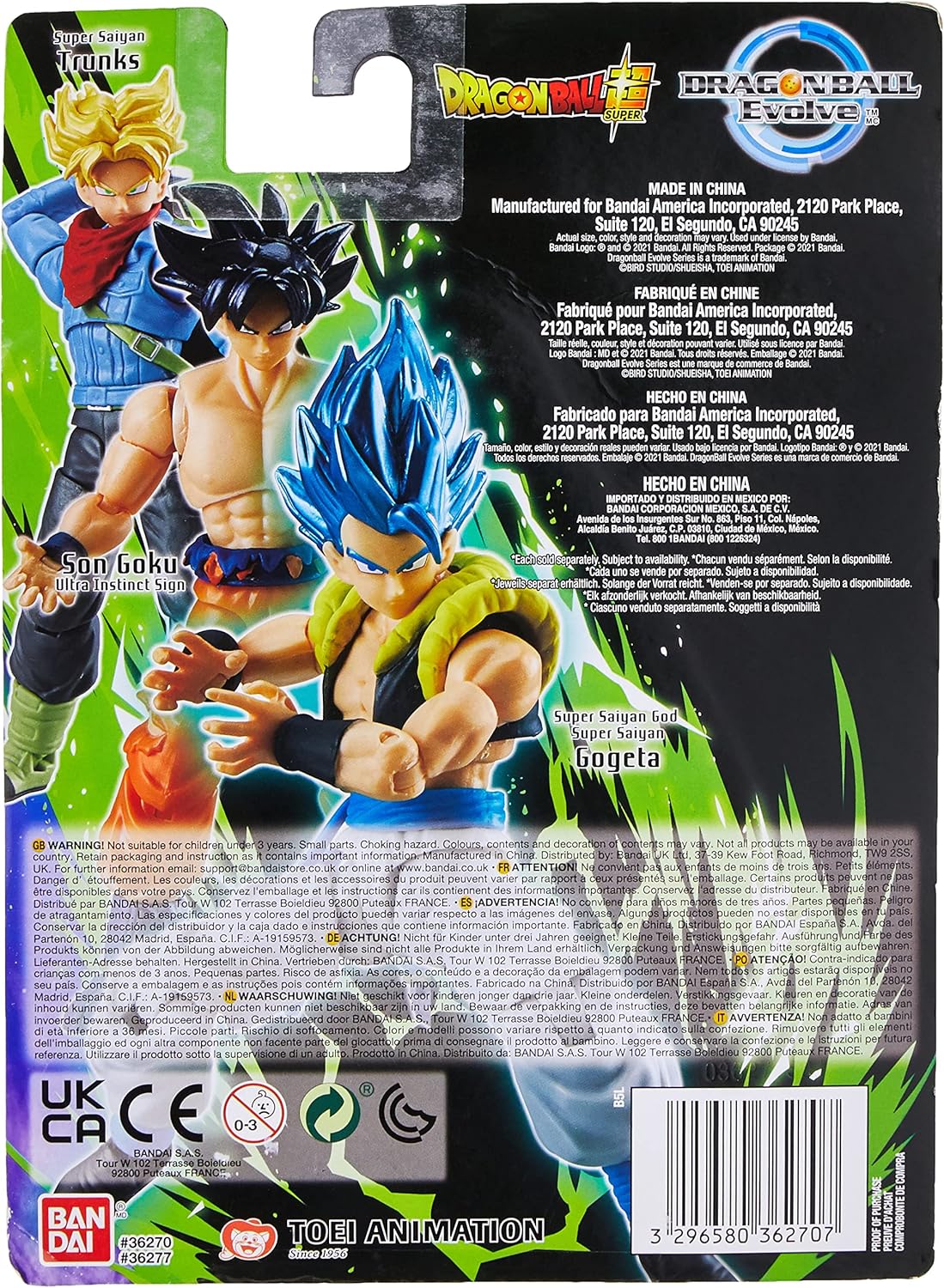 BANDAI Dragon Ball 12 cm, Assorted Patterns, 1 Character