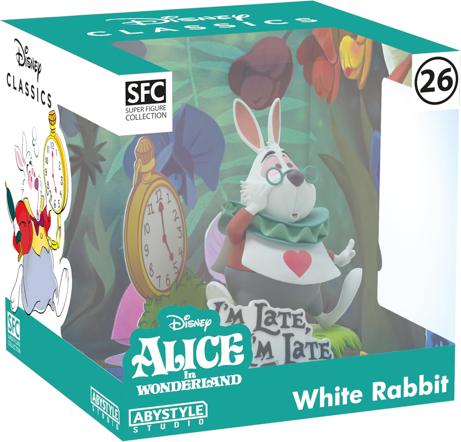 ABYstyle Disney Alice in Wonderland Late Rabbit AbyStyle Studio Figure
