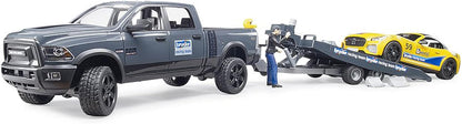 Bruder RAM 2500 Power Wagon, Trailer and Roadster Racing Team