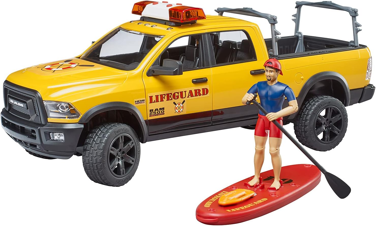 RAM 2500 Power Wagon Lifeguard with Figure and Paddleboard