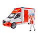 bruder 02676 - Ambulanza Mercedes Benz Sprinter modulo luci e suoni integrato, veicolo di emergenza, ambulanza
