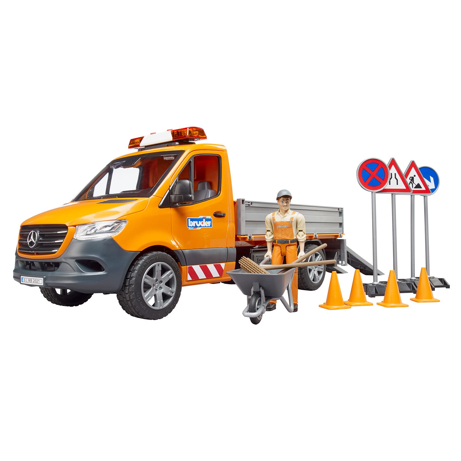 Bruder Mercedes Benz Sprinter Municipal Works Vehicle with Figure and Accessories