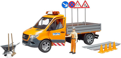 Bruder Mercedes Benz Sprinter Municipal Works Vehicle with Figure and Accessories