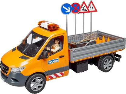 Bruder Mercedes Benz Sprinter Municipal Works Vehicle with Figure and Accessories