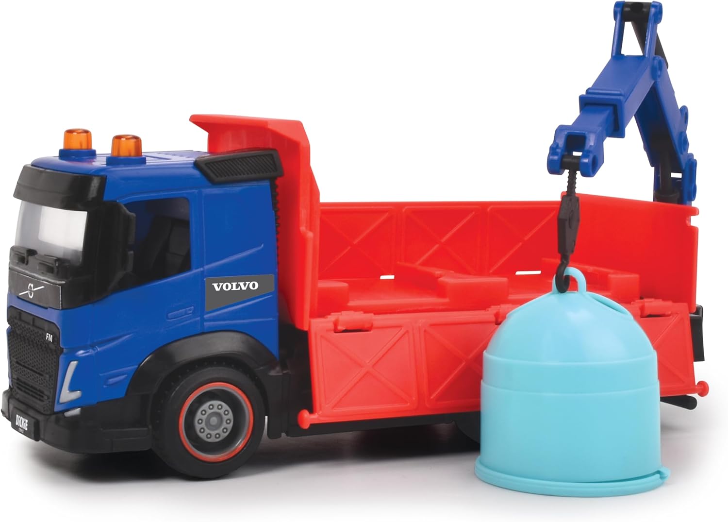Dickie Toys 203744014 23 cm City Toy, Friction Mechanism, 3 Models Available: Concrete Mixer, Garbage, Recycling Truck, with Moving Parts, Suitable from 3 Years