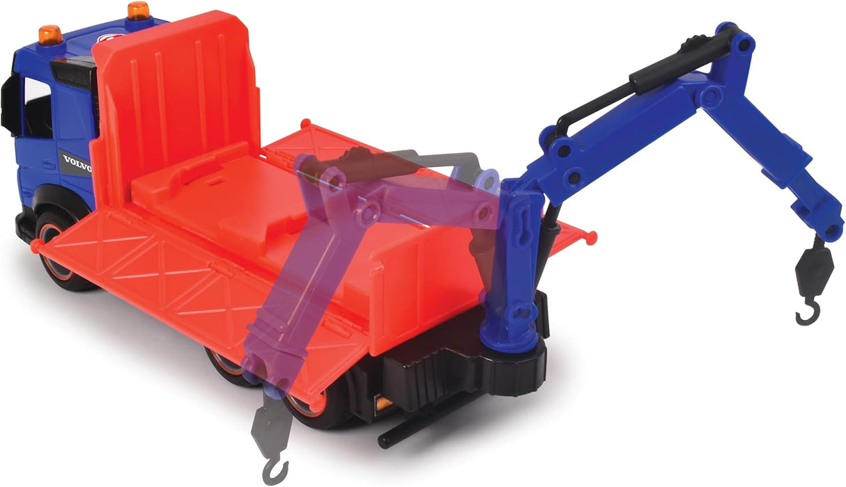 Dickie Toys 203744014 23 cm City Toy, Friction Mechanism, 3 Models Available: Concrete Mixer, Garbage, Recycling Truck, with Moving Parts, Suitable from 3 Years