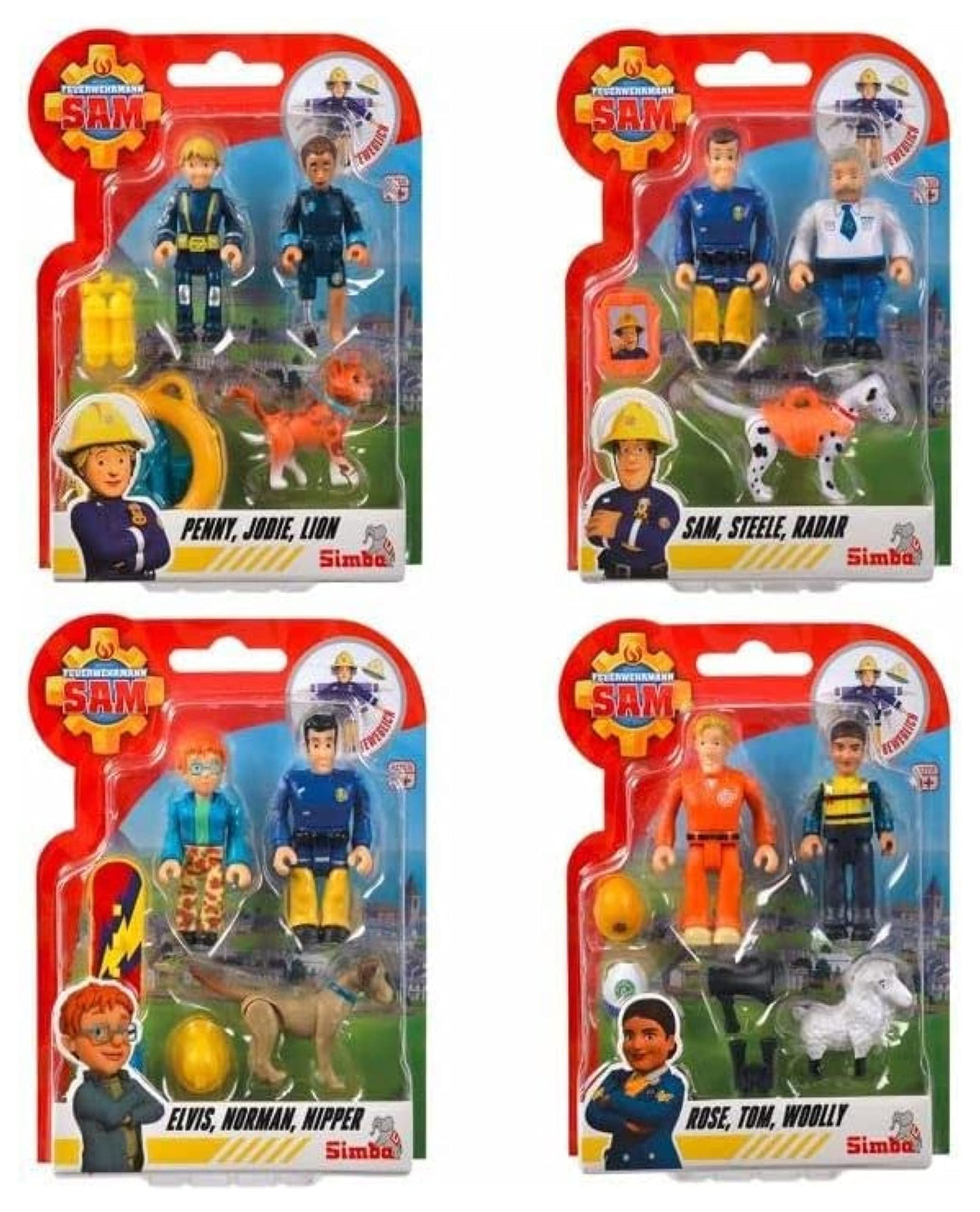 Sam Set of 2 Characters with Puppy and Accessories