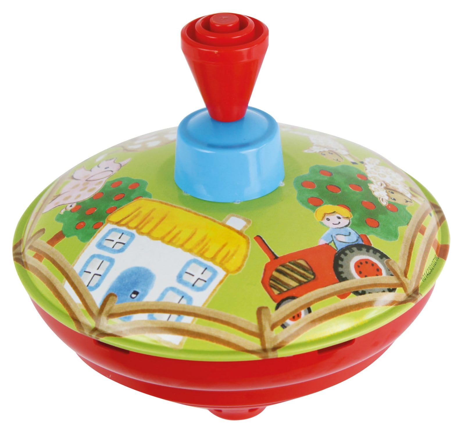Lena: Bolz - Trottola Di Metallo Fattoria 13 Cm