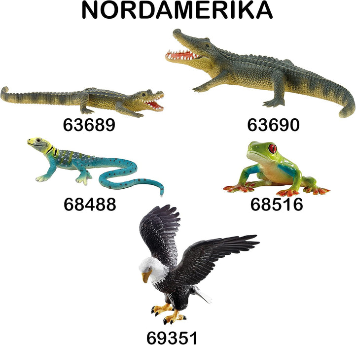 Bullyland "Common Collared Lizard" Figure (Multi-Colour