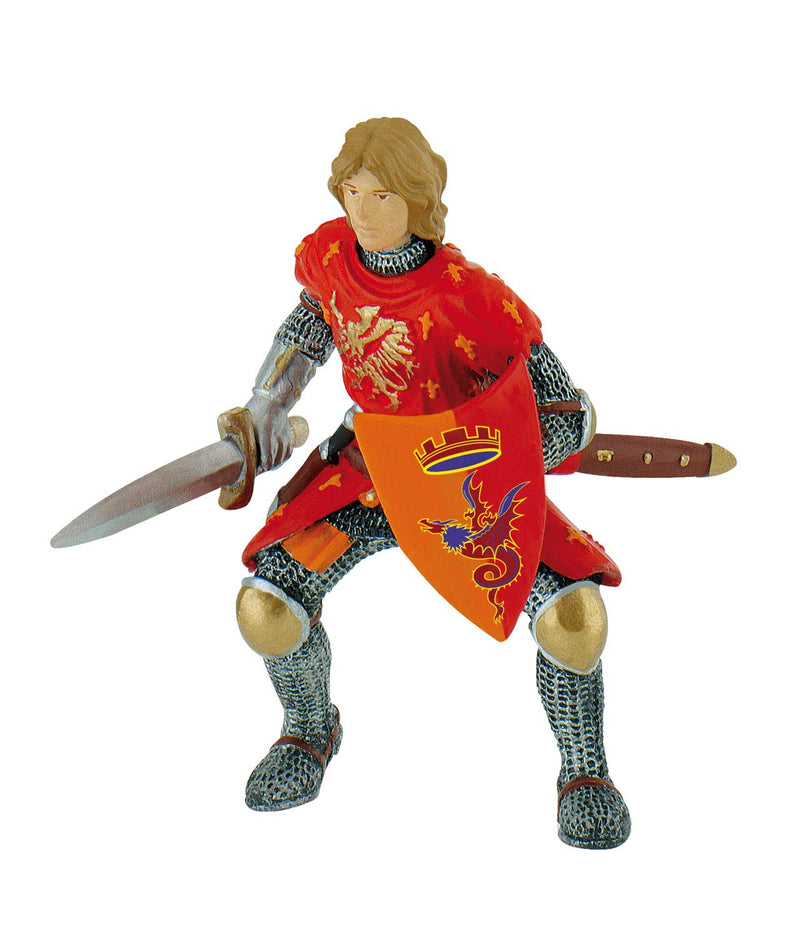 Bullyland 80786 Figure Figurine World-Prince with sword in red