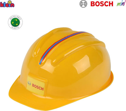 Theo Klein 8127 Bosch Safety Helmet I Toy Helmet in the Style of a Worker's Hard Hat I Adjustable Size I Toy for Children Aged 3 Years and up