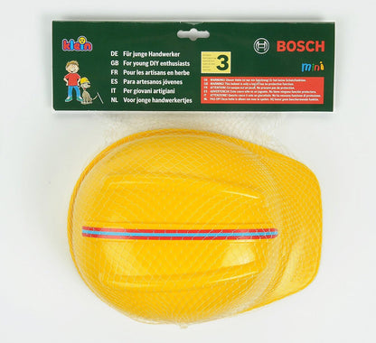 Theo Klein 8127 Bosch Safety Helmet I Toy Helmet in the Style of a Worker's Hard Hat I Adjustable Size I Toy for Children Aged 3 Years and up