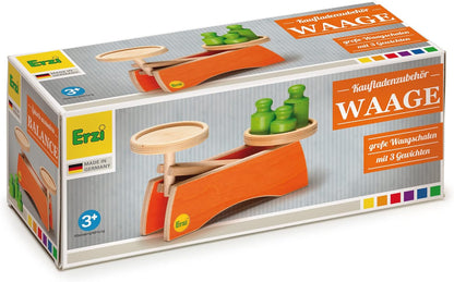 Erzi 10531 28.4 X 6.6 x 11.8 cm Wooden Grocery Shop Scale