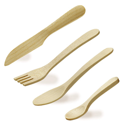 Erzi 10658 Wooden Cutlery Children's Kitchen Shop Item for Children Role Play