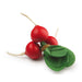 Wooden Play Food - Pretend Play Grocery Shop - Radish Bunch vegetables by Erzi