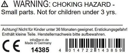 Erzi 14385 Lachgummi Toy in a Tin, Multicoloured
