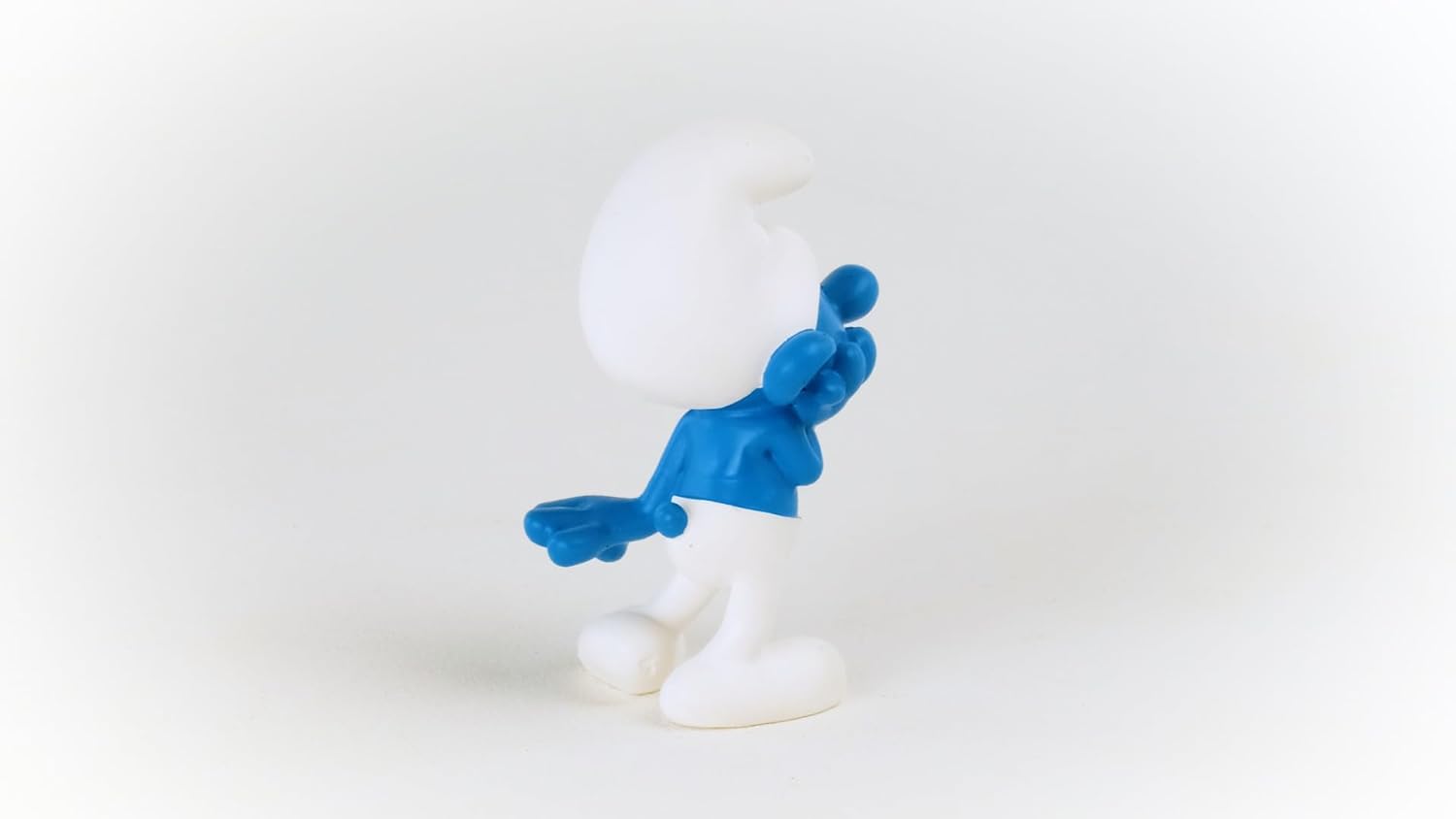 Schleich Smurfs, Collectible Retro Toys and Figurines for All Ages, Scaredy Smurf Figure