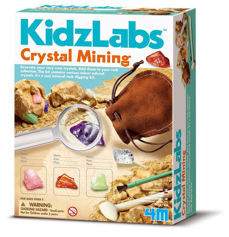 4M Kidz Labs Crystal Mining