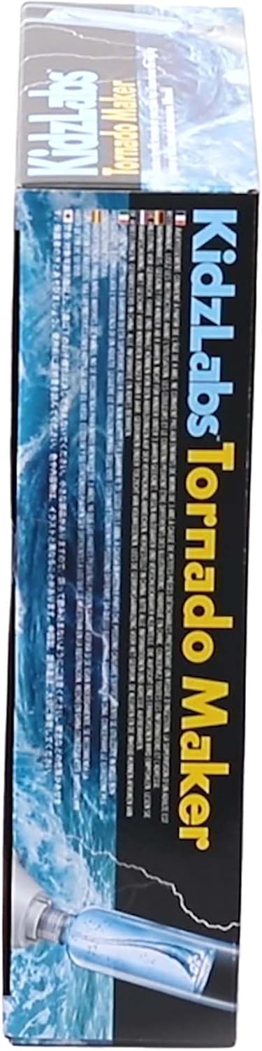 4M Kidz Labs Tornado Maker, Recycle an empty bottle to construct this battery operated Tornado, Science and Technology Kit, Boys and Girls ages 8+