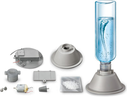 4M Kidz Labs Tornado Maker, Recycle an empty bottle to construct this battery operated Tornado, Science and Technology Kit, Boys and Girls ages 8+