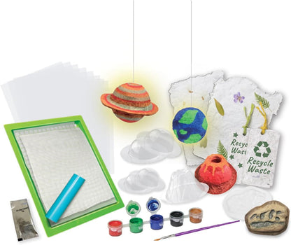4M Green Science Paper Making, Re-cycle Used Paper for Making Enviro Friendly Science and Craft Projects, For Boys and Girls Ages 5+