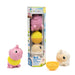 Lalaboom Farm Animal Tube Pig and Sheep Educational Pop Beads Early-Learning Toy - 6 Piece Set - 10 Months + - BL313