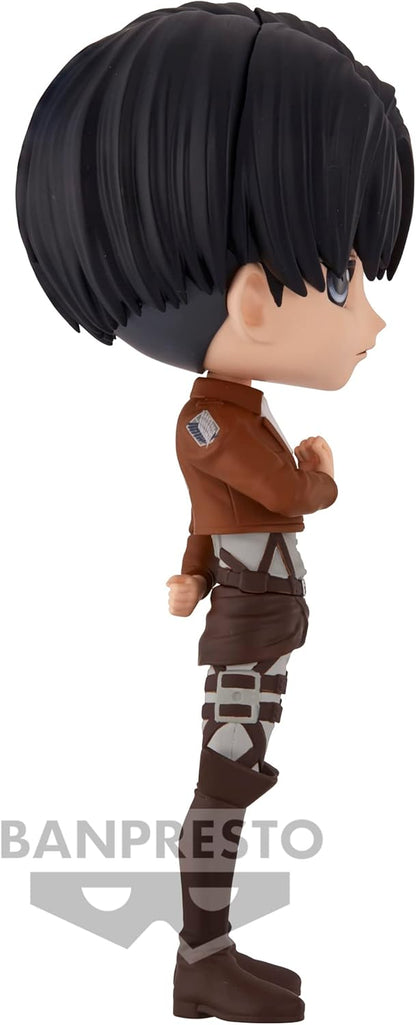 Banpresto BP19778 Figura Q Posket Levi Attack On Titan Volumen 2, 14 cm