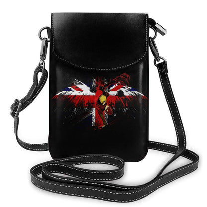 DJNGN Hellsing Fashion Lady Shoulder Bag Diagonal Bag Portable Phone Bag Wallet Small Cell Phone Purse