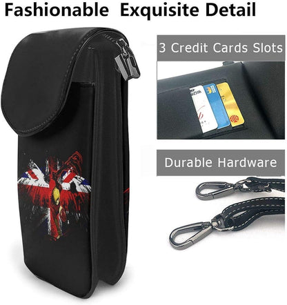 DJNGN Hellsing Fashion Lady Shoulder Bag Diagonal Bag Portable Phone Bag Wallet Small Cell Phone Purse