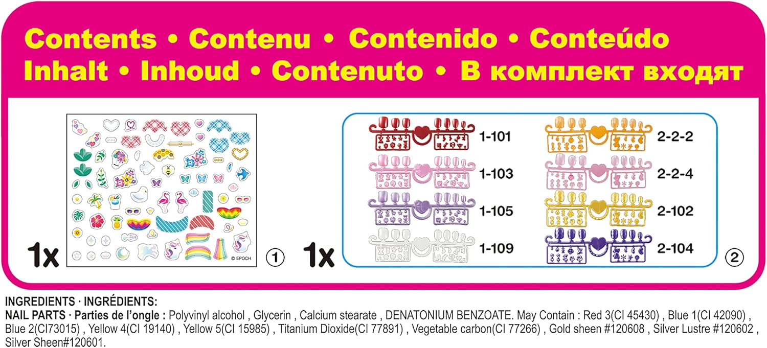 Aquabeads 35007 Recambio uñas de fantasía - Juego de Manualidades para uñas