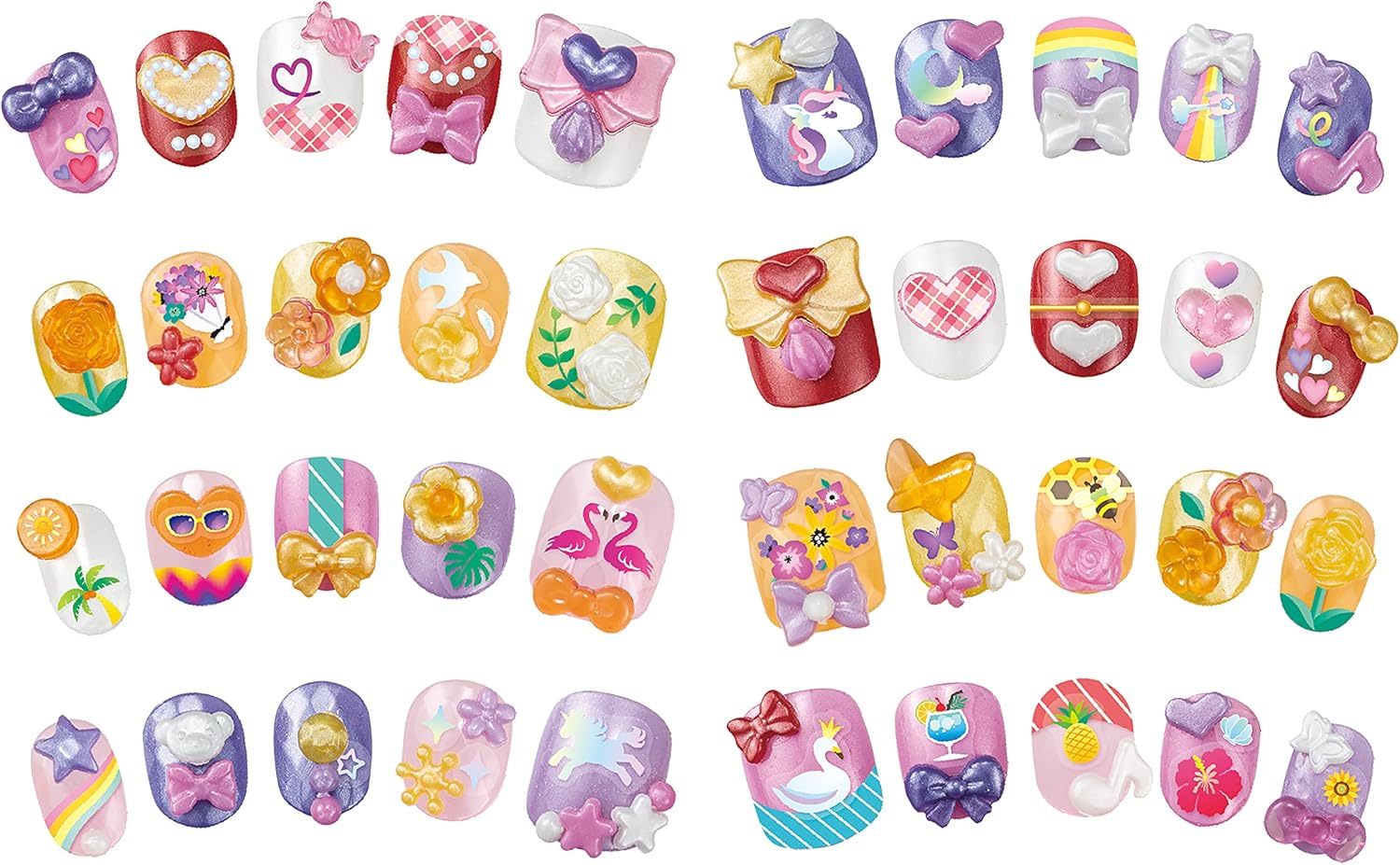 Aquabeads 35007 Recambio uñas de fantasía - Juego de Manualidades para uñas