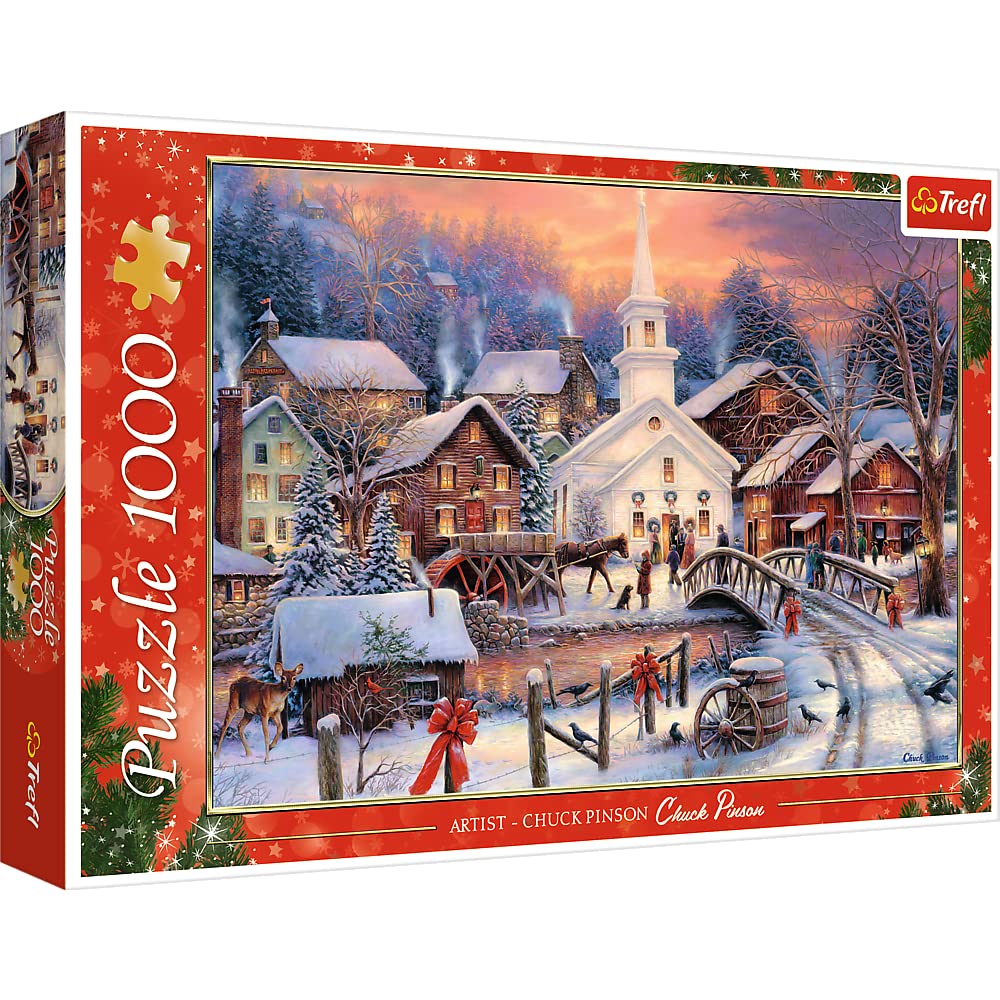 Trefl TR10602 Bianco Natale Puzzle, Colored
