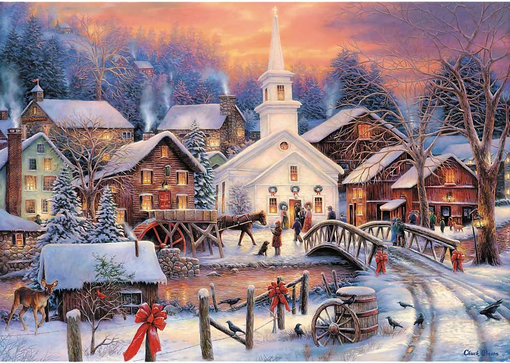 Trefl TR10602 Bianco Natale Puzzle, Colored
