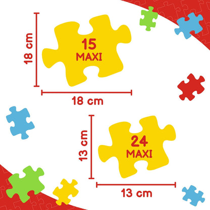 Trefl TR14317 EIN fröhlicher Tag für Friends Thomas die Lokomotive 24 maxi pieces, for children aged 3 and over Jigsaw Puzzle, Coloured