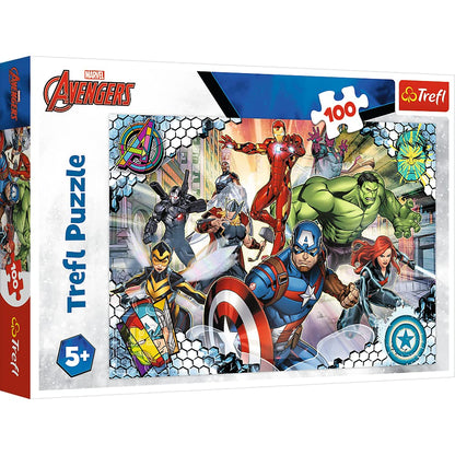 TREFL 100 el. Sławni Avengers/Disney Marvel