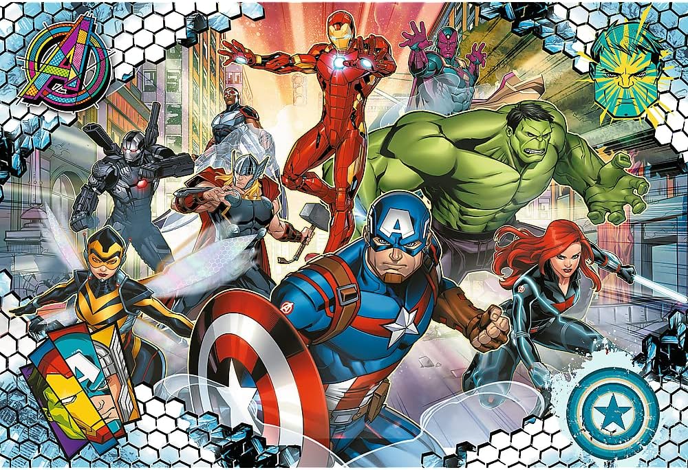 TREFL 100 el. Sławni Avengers/Disney Marvel