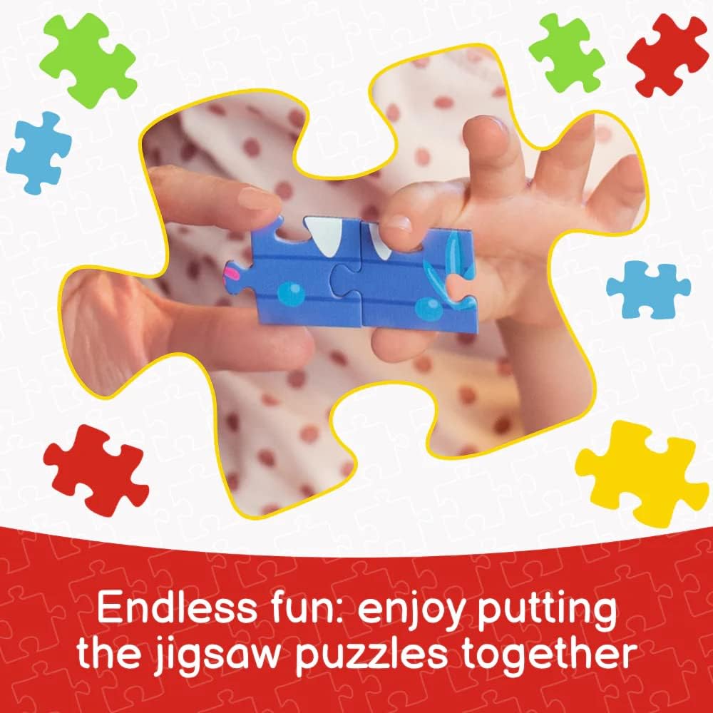 Trefl TR34359 , Puzzle, Ferienerinnerungen, von 12 bis 24 Teilen, 4 Sets, Peppa Pig, für Kinder ab 3 Jahren, 28,5x20,5cm
