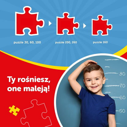 Trefl 34382 4-in-1, Coloured