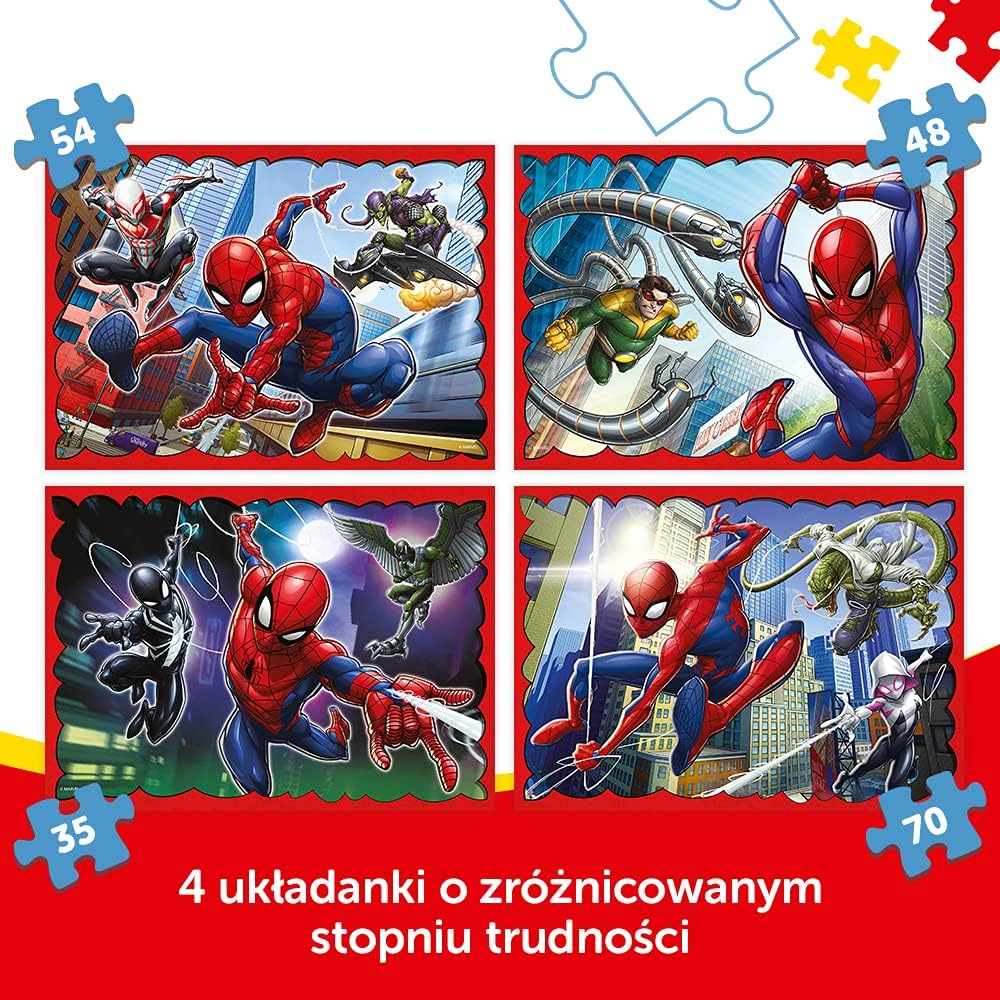 4-in-1 Puzzle - Spiderman (Children's Puzzle