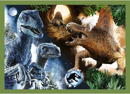 4-in-1 Jigsaw Puzzle 35, 48, 54, 70 Pieces Jurassic World (Children's Puzzle)